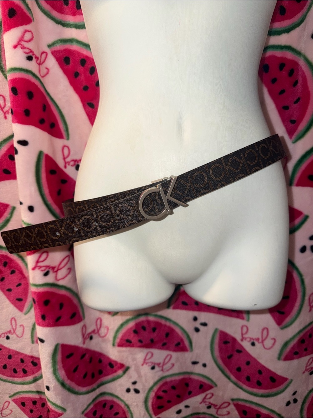 🤎 Calvin Klein Reversible Belt with CK Buckle
